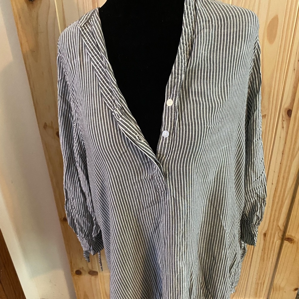 Beach-y, flowy, long sleeved shirt